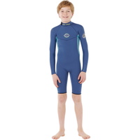Enfants Dawn Patrol 2mm Back Zip Manches Longues Printemps Combinaison Néoprène